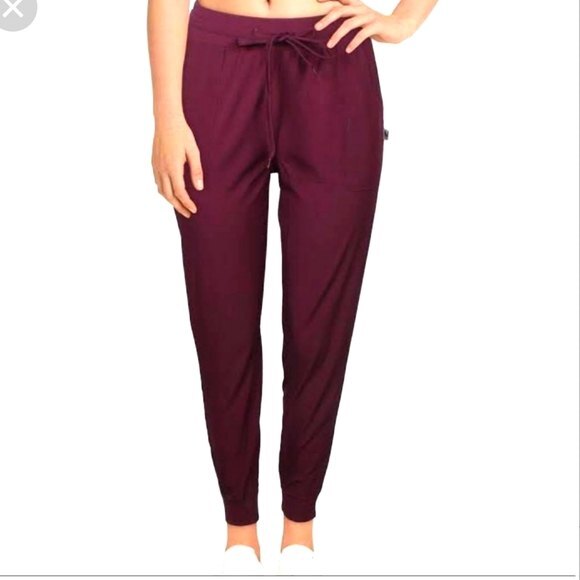 Nicole by Nicole Miller Sport Woven Contrast Trim Active Fitness Jogger XL - Picture 1 of 16